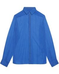 Tom Ford - Silk Micro-Stripe Shirt - Lyst