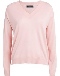 Weekend by Maxmara - Wool-Cashmere V-Neck Sweater - Lyst