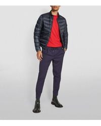 Moncler Agay Quilted Jacket in Green for Men - Lyst