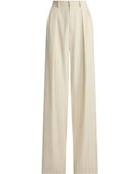 Ralph Lauren - Wool Stripe Jody Trousers - Lyst