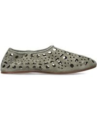 Alaïa - Suede Neo Vienne Slippers - Lyst