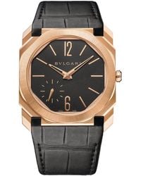 BVLGARI - Rose Gold Octo Finissimo Automatic Watch 40mm - Lyst