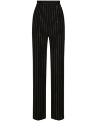 Dolce & Gabbana - Striped Tailored Trousers - Lyst