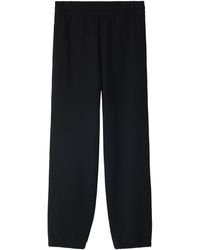 Burberry - Check Label Sweatpants - Lyst