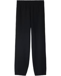 Burberry - Check Label Sweatpants - Lyst