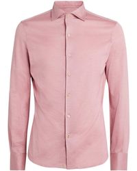 Isaia - Cotton Jersey Shirt - Lyst