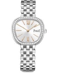 Piaget - Stainless Steel And Diamond Sixtie Watch - Lyst