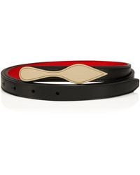 Christian Louboutin - Bettina Leather Reversible Belt - Lyst