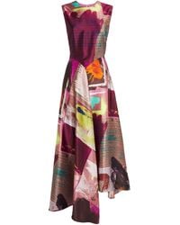 ROKSANDA - Silk Printed Lette Midi Dress - Lyst