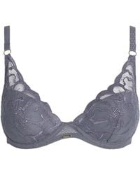 Chantelle - Lace Fleur Plunge T-Shirt Bra - Lyst