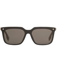 Burberry - Icon Stripe Square Sunglasses - Lyst