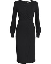 Max Mara - Jersey V-Neck Midi Dress - Lyst