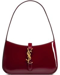 Saint Laurent - Mini Patent Leather Le 5 À 7 Shoulder Bag - Lyst