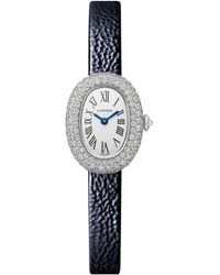 Cartier - Mini And Diamond Baignoire De Watch - Lyst