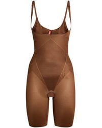 Spanx - Shape Invisible Open-Bust Mid-Thigh Bodysuit - Lyst