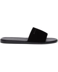 Tom Ford - Suede T Slides - Lyst