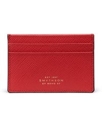 Smythson - Panama Leather Card Holder - Lyst