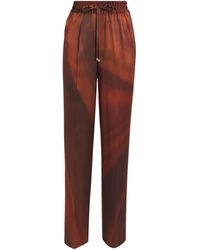 Kiton - Silk Drawstring Trousers - Lyst