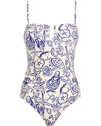 Jonathan Simkhai - Shell Print Ottilie Swimsuit - Lyst