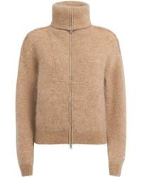 Claudie Pierlot - Funnel-Neck Zip Cardigan - Lyst
