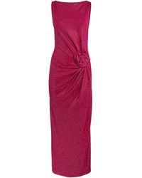 Roland Mouret - Diamanté Floral Appliqué Maxi Dress - Lyst