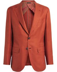 Brioni - Silk-Cashmere-Linen Blazer - Lyst