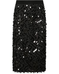 Marella - Sequin-Embellished Midi Skirt - Lyst