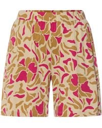 Hanro - Cotton-Modal Printed Shorts - Lyst