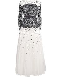 Needle & Thread - Gilded Lace Maxi Dress - Lyst