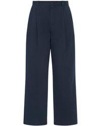 The Row - Tibor Cotton-Cashmere Trousers - Lyst