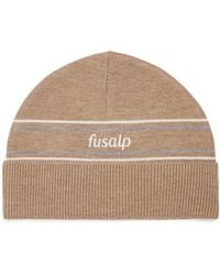 Fusalp - Wool Stripe Logo Beanie - Lyst