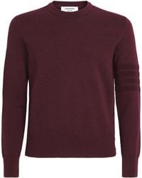 Thom Browne - Virgin Wool-Blend Milano-Stitch Sweater - Lyst