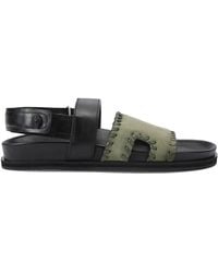 Kurt Geiger - Suede Baker Sandals - Lyst