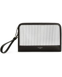 Dolce & Gabbana - Plongé Calfskin Atene Pouch - Lyst