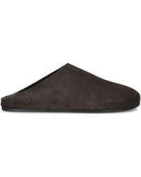 The Row - Hudson Suede Slides - Lyst