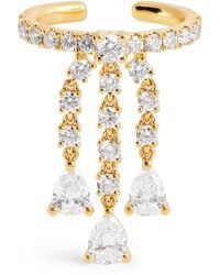 Anita Ko - And Diamond Fringe Single Ear Cuff - Lyst