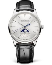 Jaeger-lecoultre - Stainless Steel Master Ultra Thin Moon Watch - Lyst