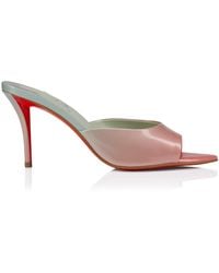 Christian Louboutin - Miss Z Patent Leather Mules 80 - Lyst