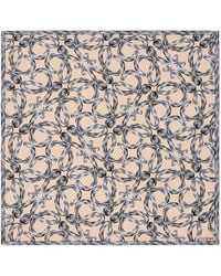 Loewe - X Paula's Ibiza Silk Anagram Print Scarf - Lyst