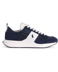 Polo Ralph Lauren - Leather-Blend Train 89 Sneakers - Lyst