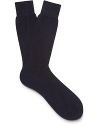 Zegna - Cotton Mid-calf Socks - Lyst