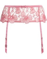 Fleur du Mal - Lace Harper Suspender Belt - Lyst