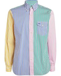 Polo Ralph Lauren - Cotton Colour-block Striped Shirt - Lyst