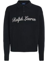 Polo Ralph Lauren - Wool-Alpaca Logo Polo Sweater - Lyst