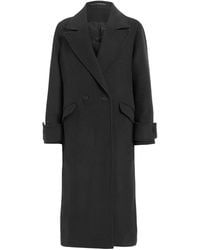 AllSaints - Double-Breasted Mabel Coat - Lyst