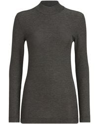 Brunello Cucinelli - Virgin Wool-Blend Long-Sleeve T-Shirt - Lyst