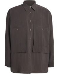 LE17SEPTEMBRE - Panelled Oversized Shirt - Lyst