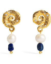 Anni Lu - Plated Jetset Earrings - Lyst
