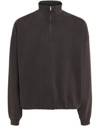 Represent - Cotton Initial Quarter-Zip Sweatshirt - Lyst