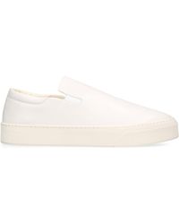 The Row - Leather Dean Sneakers - Lyst
